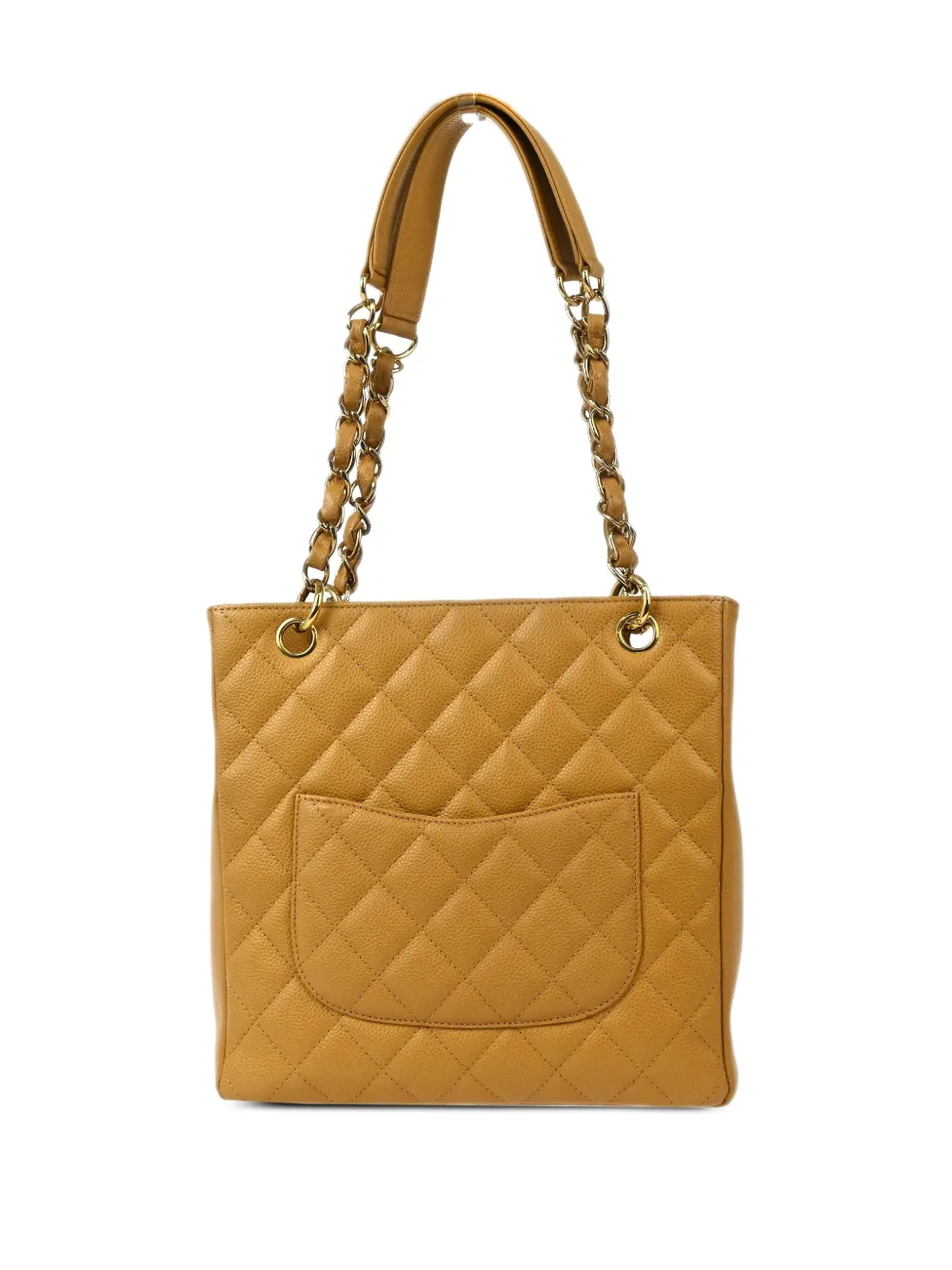 CHANEL Pre-Owned 2003 shopper met ketting - Bruin