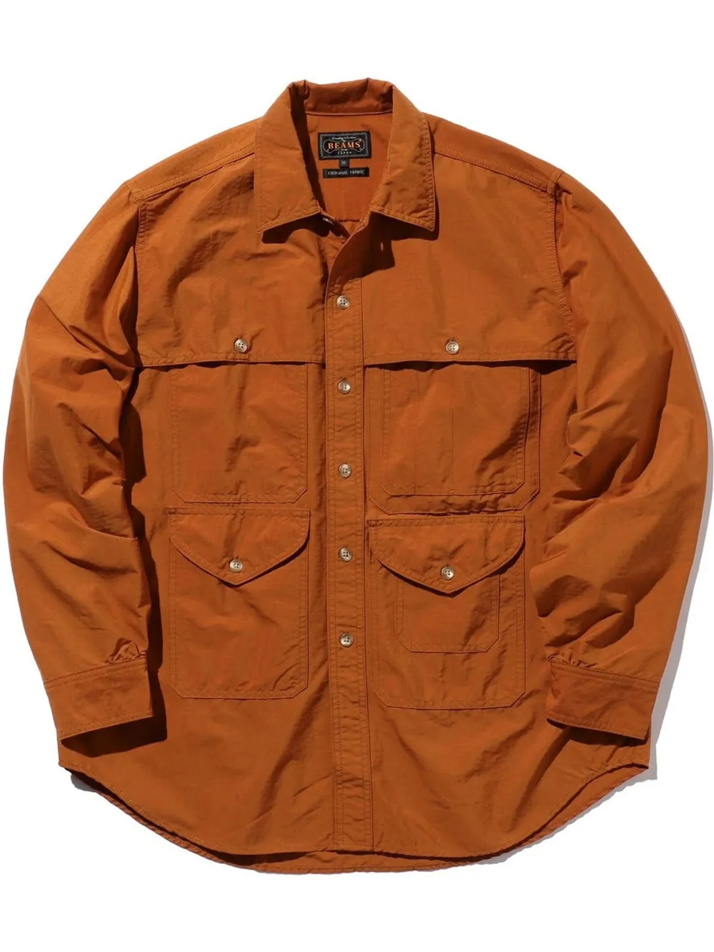 BEAMS PLUS Ripstop Adventure 衬衫 | 橘色 | Image 1