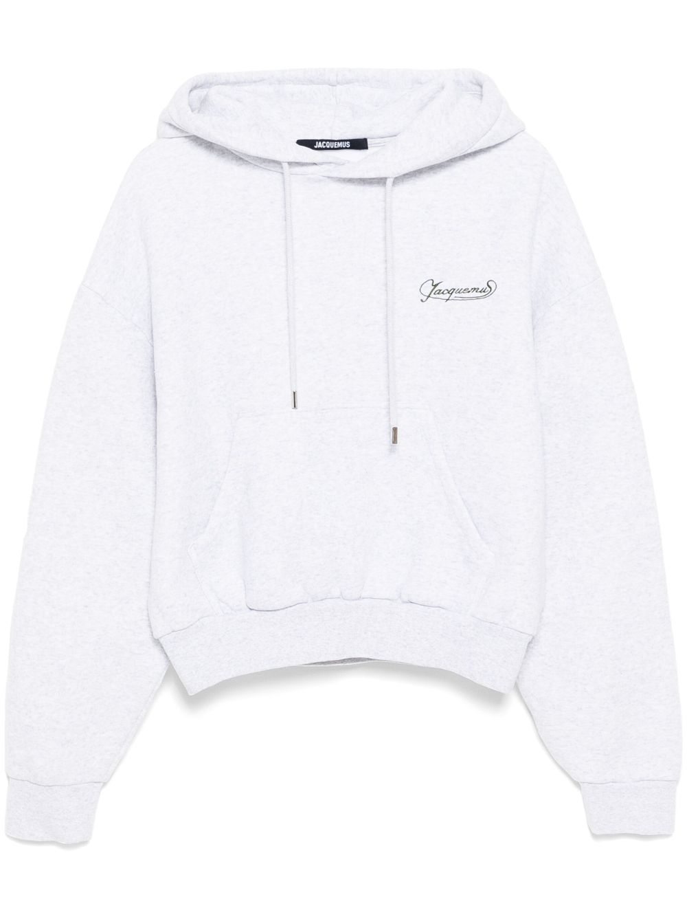 logo embroidered hoodie