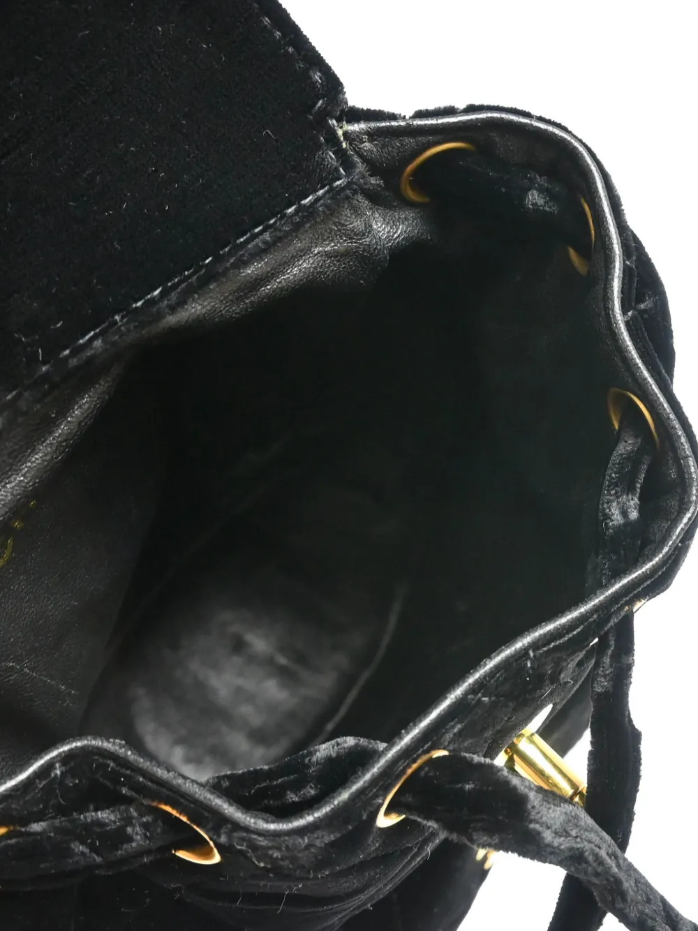 Pre-owned Chanel 1995 Small Duma Backpack In Black