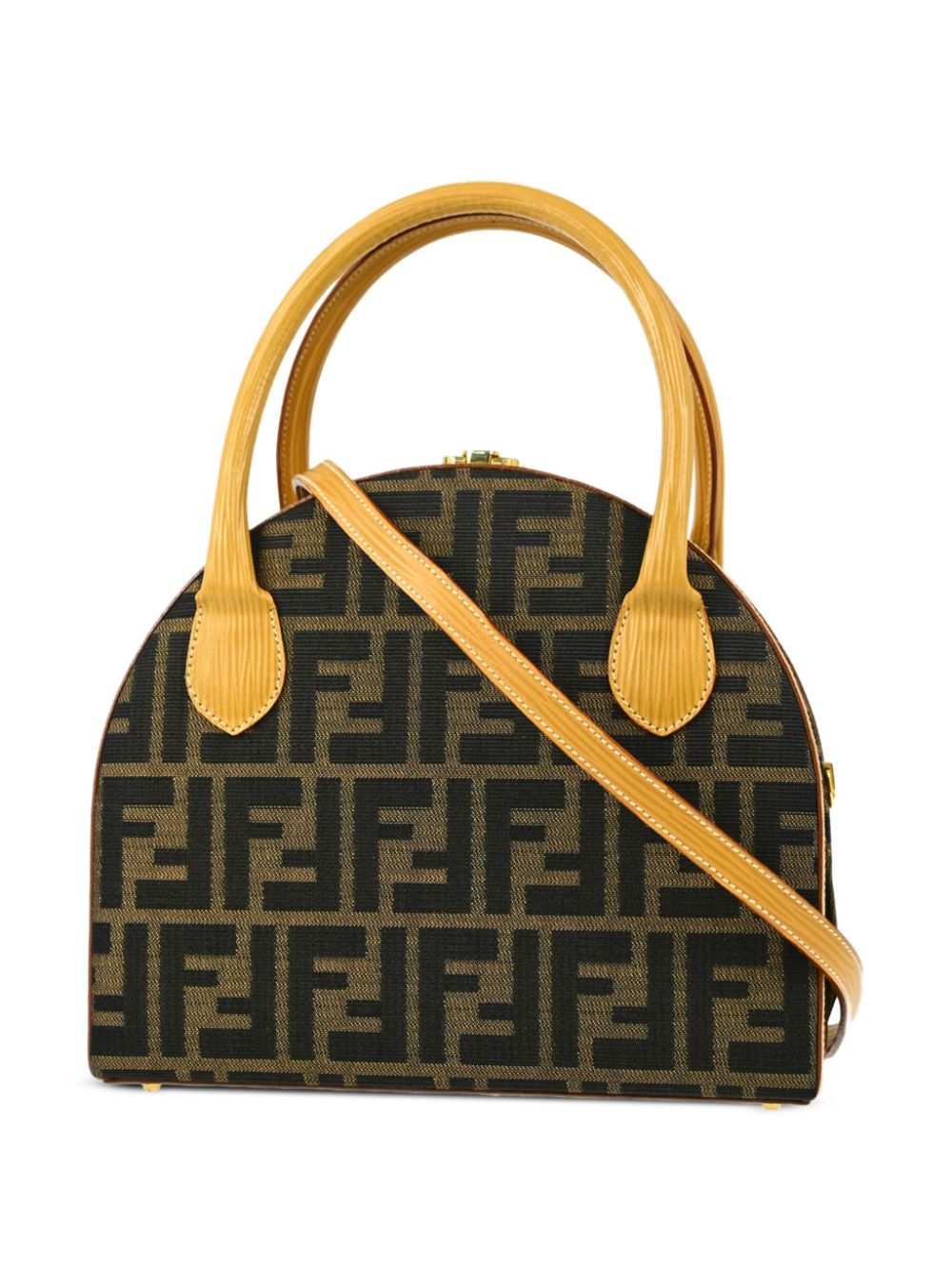 Fendi Pre-Owned 1990-2000 Zucca handtas - Bruin