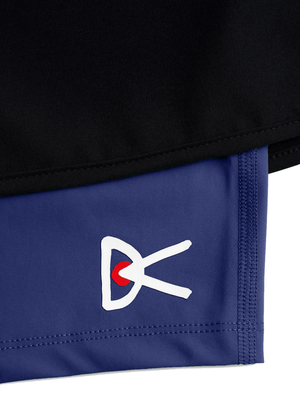 District Vision Logo-print Shorts In 黑色