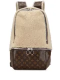 Louis Vuitton Pre-Owned 2014 Marc Newson Monogram Shearling backpack - Brown