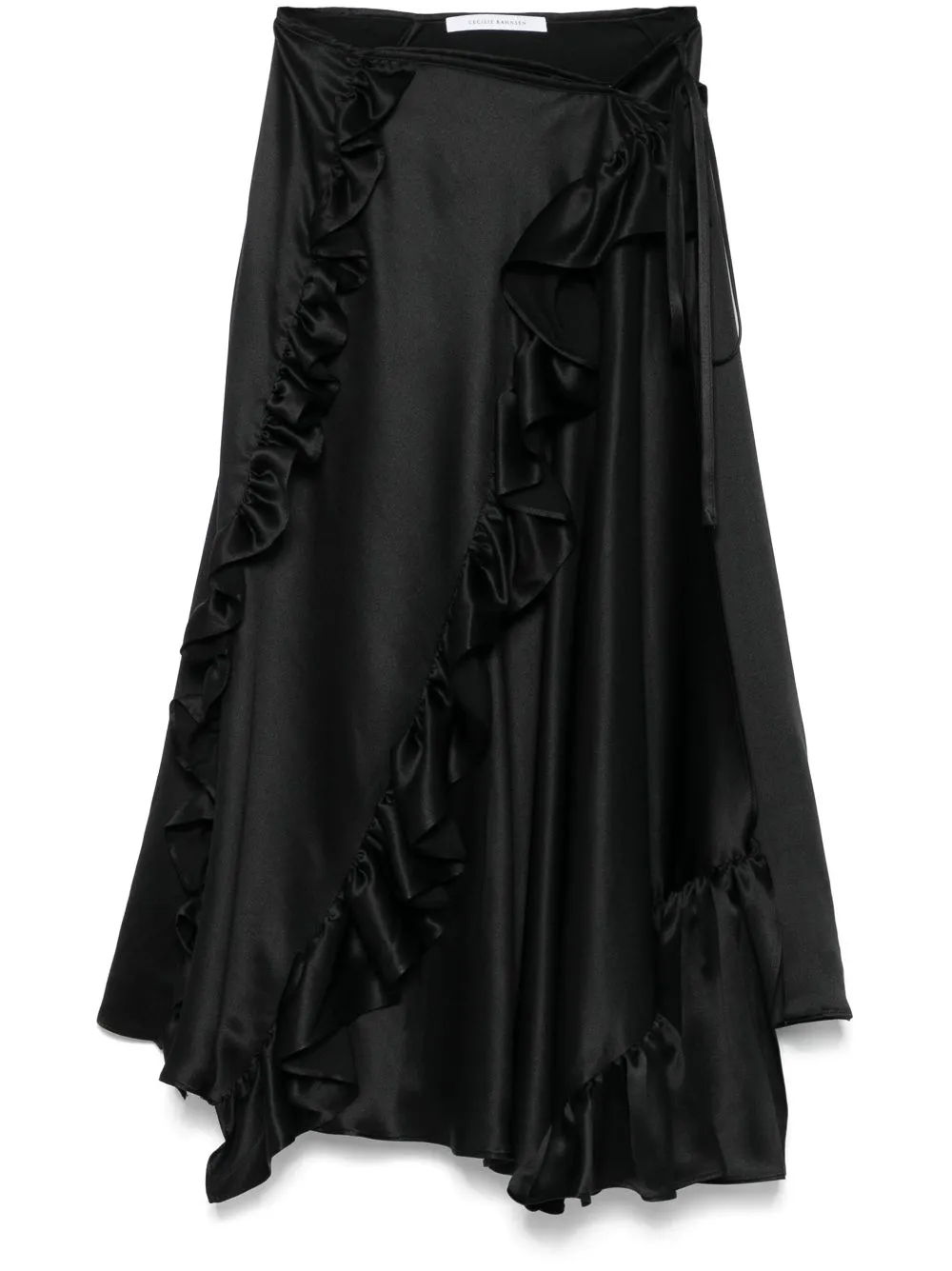 Cecilie Bahnsen Adelina Midi Skirt In Black
