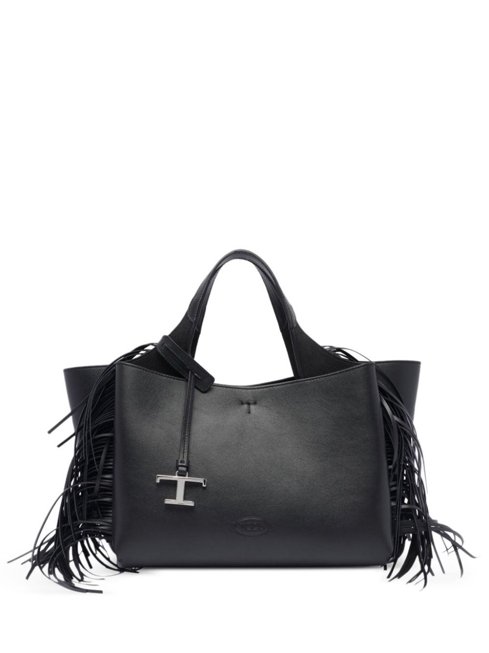 Tod's fringed tote bag Zwart