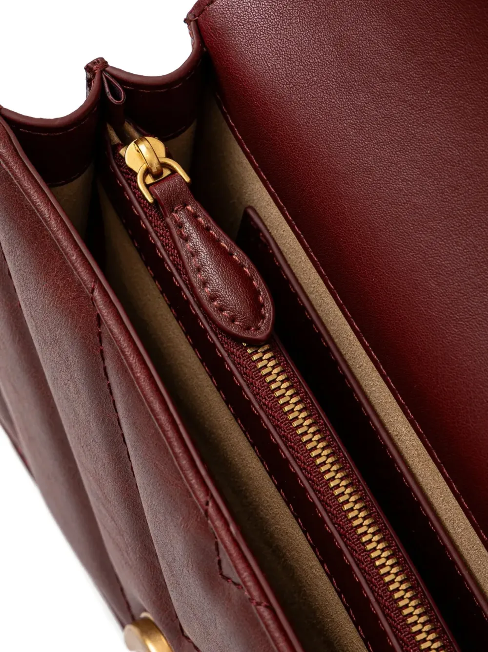 PINKO Gewatteerde crossbodytas Rood