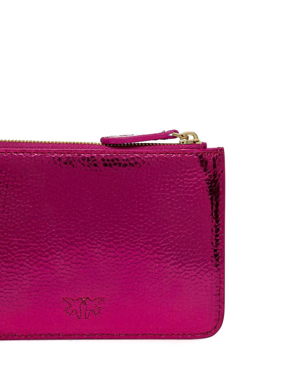 PINKO Portemonnee met metallic-afwerking - Roze