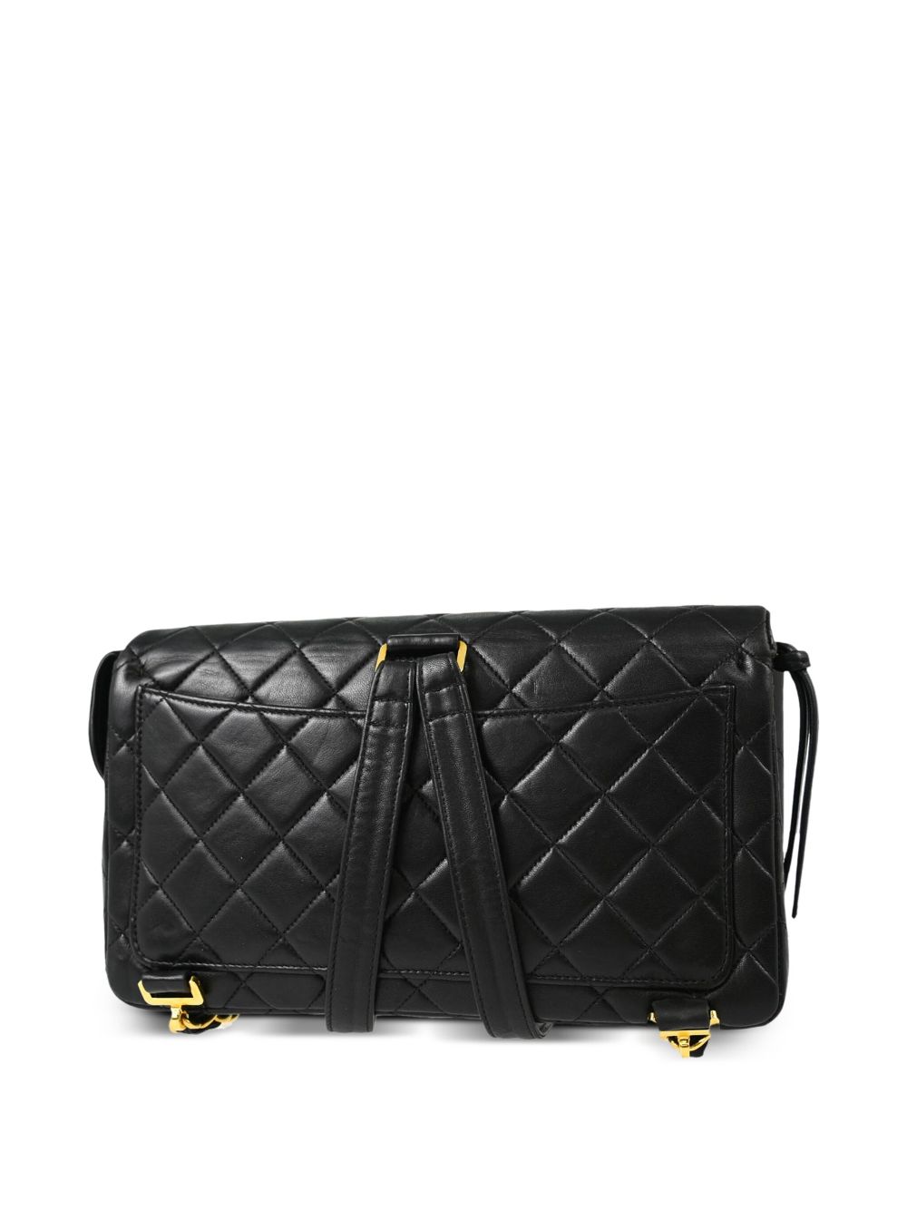 CHANEL Pre-Owned 1997 Flap rugzak - Zwart