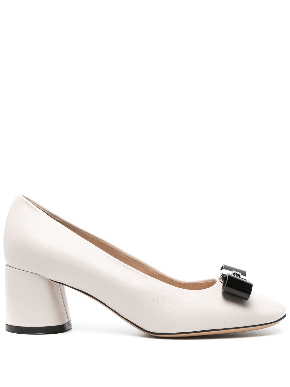 Casadei 55mm bow-detail pumps Neutrals