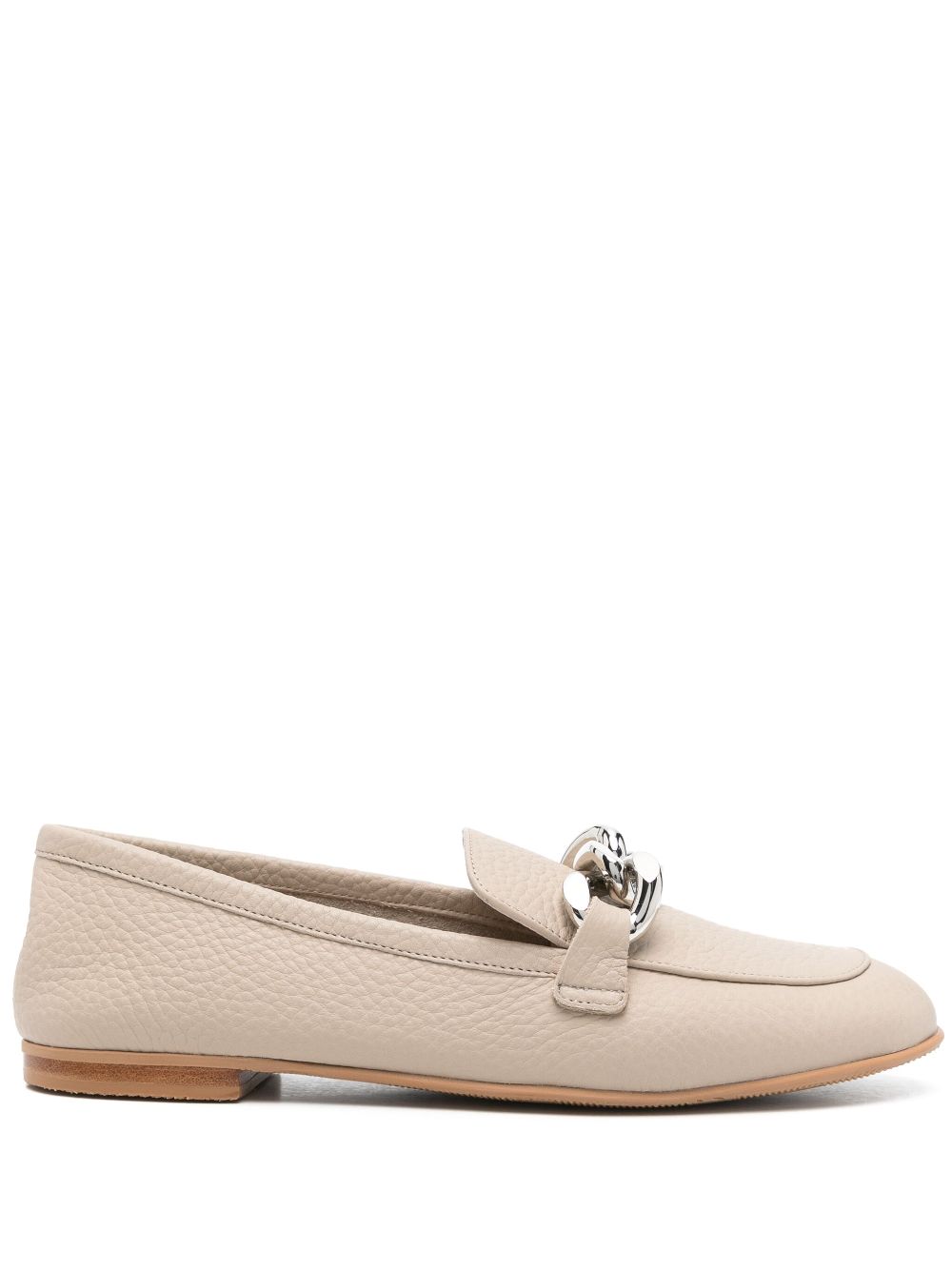 Casadei chain-detail loafers - Neutrals