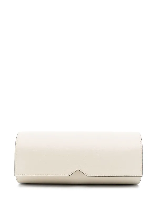 Valextra ホワイト ケース Valextra ペンシルケース 10cm x 23cm | ホワイト | FARFETCH JP