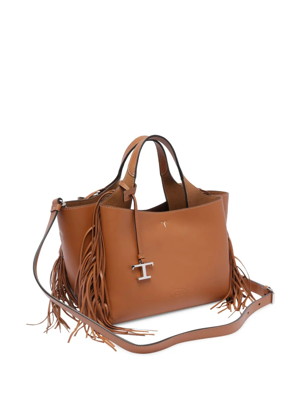 Tod's Shopper met franje Bruin