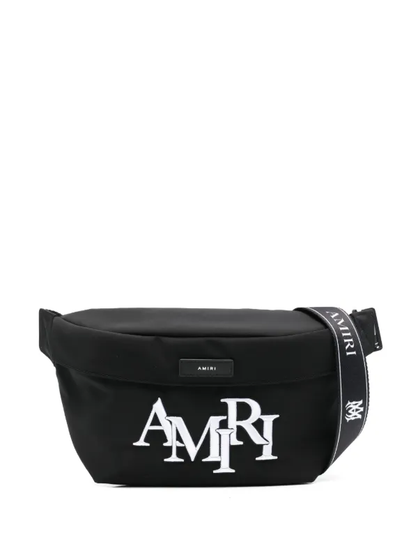 【関税込み】AMIRI ブラック 'AMIRI' Staggered ベルトバッグ 27709515_57506645_600.jpg