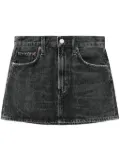 AGOLDE denim mini skirt - Black