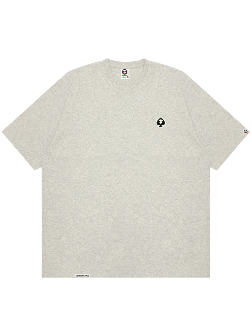 AAPE BY *A BATHING APE® logo贴花棉T恤 | 灰色 | Image 1