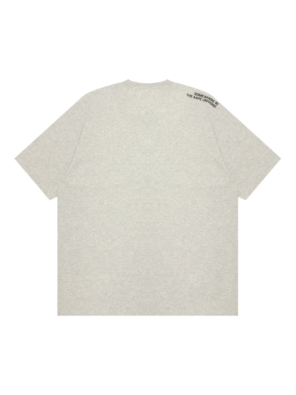 AAPE BY *A BATHING APE Katoenen T-shirt met logopatch - Grijs