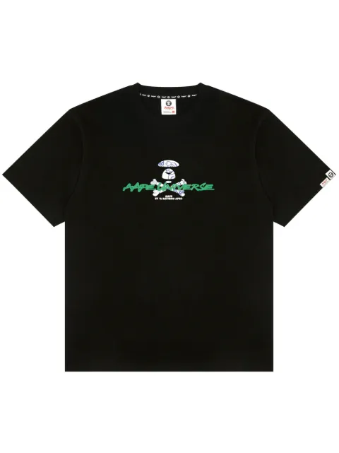 AAPE BY *A BATHING APE® playera con logo estampado