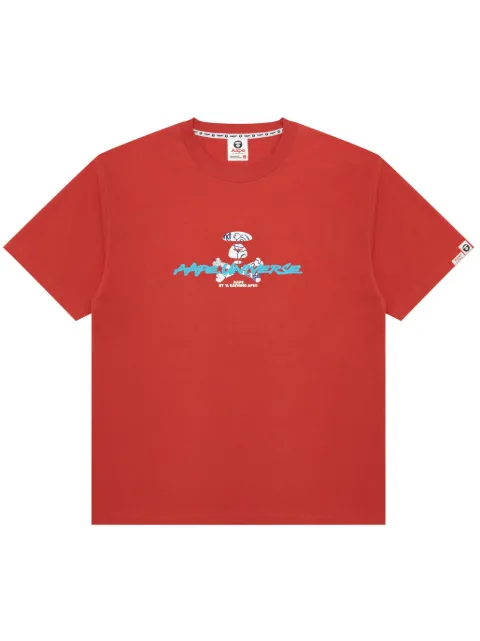 AAPE BY *A BATHING APE® playera con logo estampado