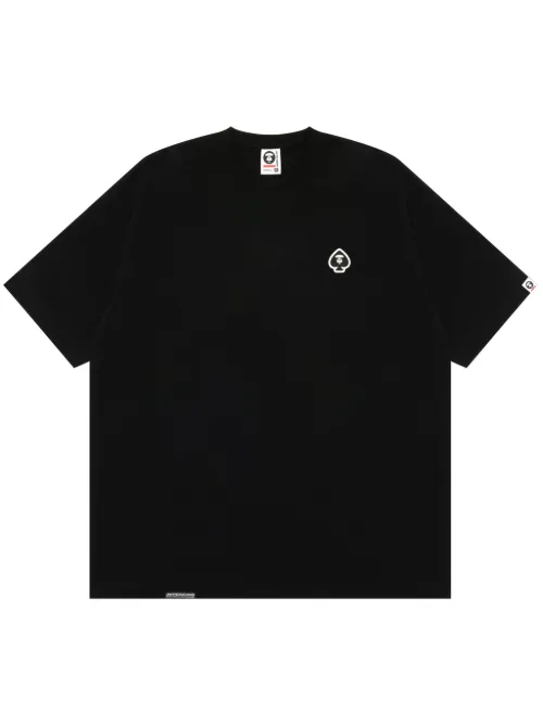 T-shirt en coton à logo appliqué - AAPE BY *A BATHING APE® - Modalova