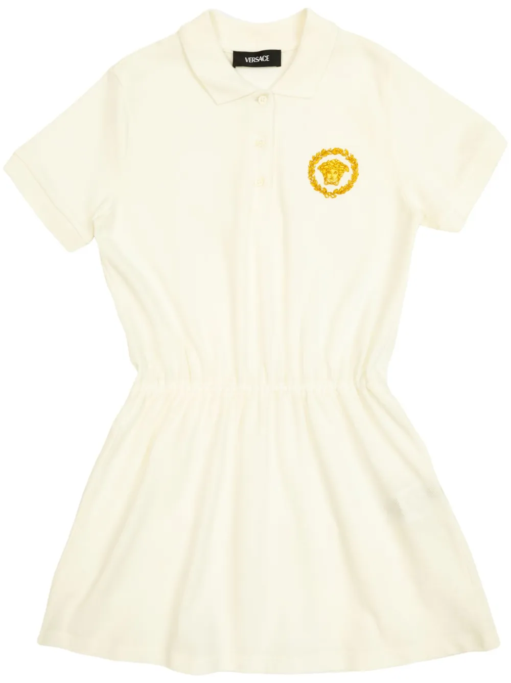 Versace Kids Medusa Head jurk Wit