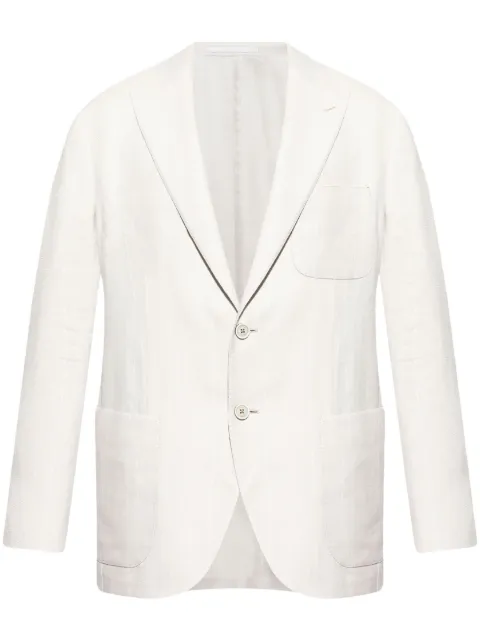 Eleventy striped pattern blazer 