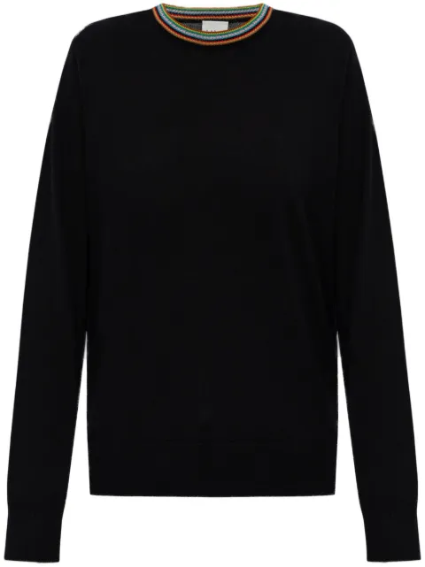 Paul Smith striped-trim sweater