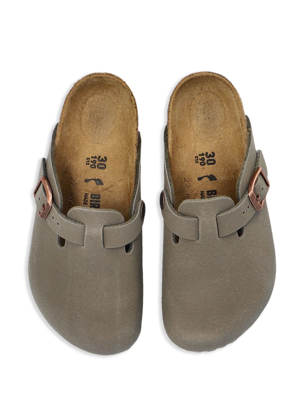 Birkenstock Kids Boston slippers Neutrals