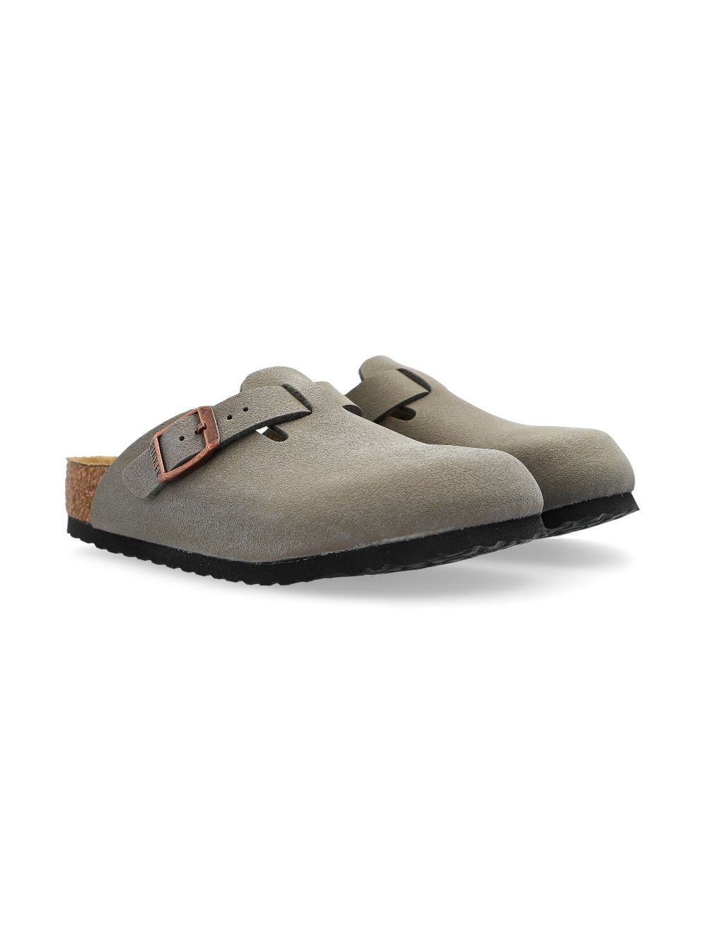 Birkenstock Kids Boston slippers Beige