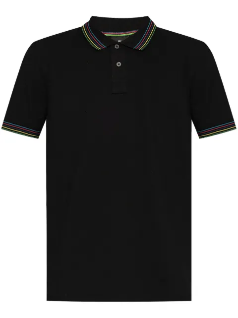 PS Paul Smith striped-trim polo shirt