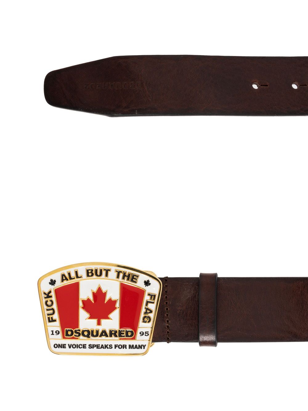 DSQUARED2 leather belt - Bruin