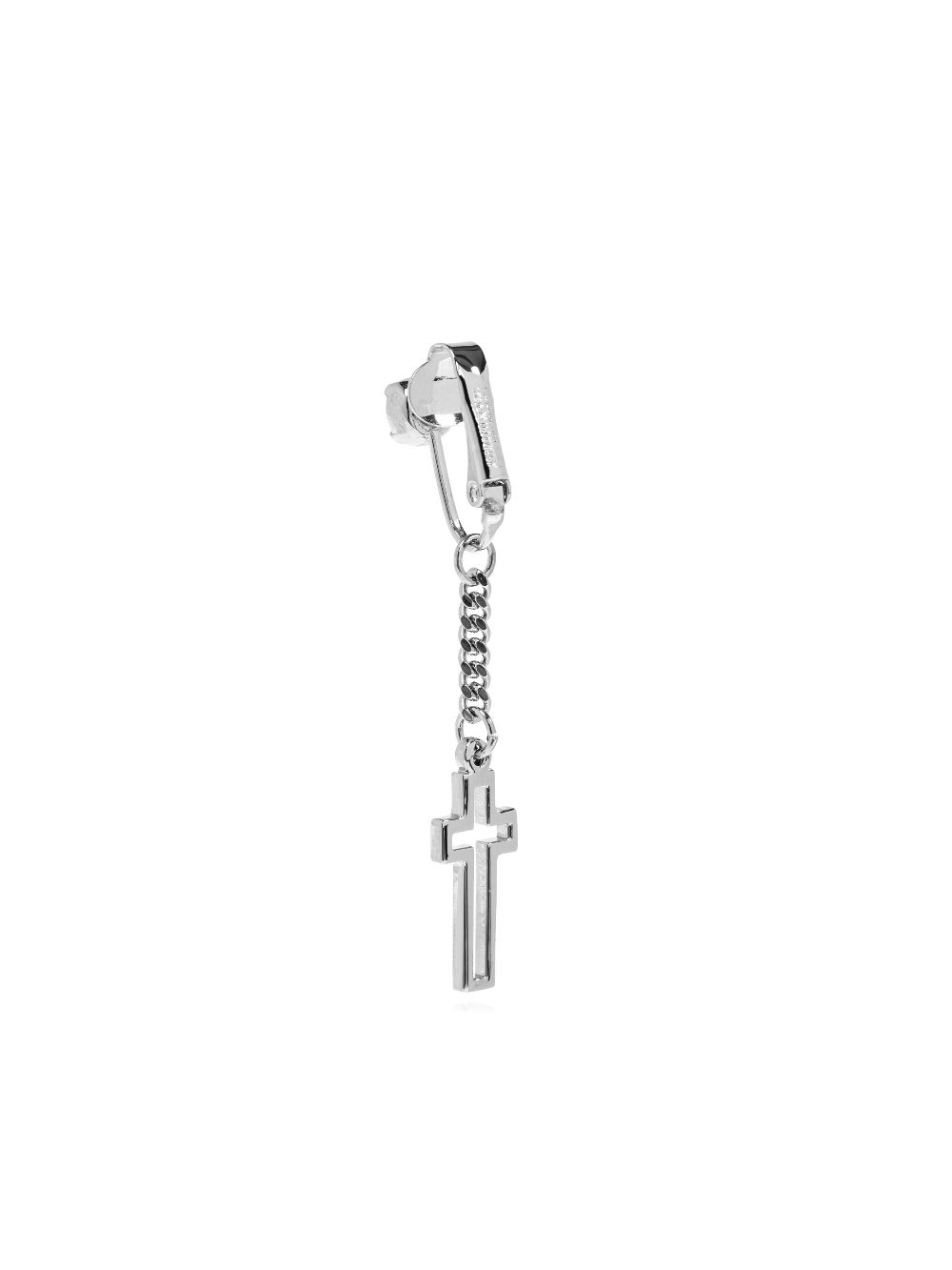 DSQUARED2 cross-charm earring - Silver