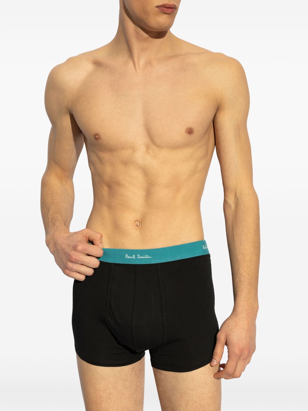 Paul Smith contrast-waist boxers (pack of three) - Zwart