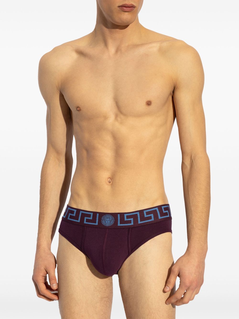 Versace Greca Border briefs - Rood