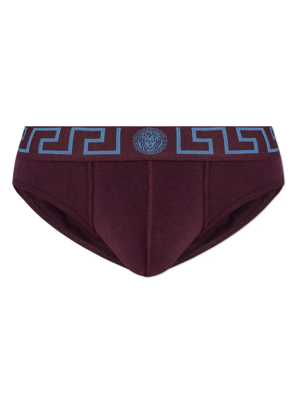 Versace Slip met Greca-afwerking Rood