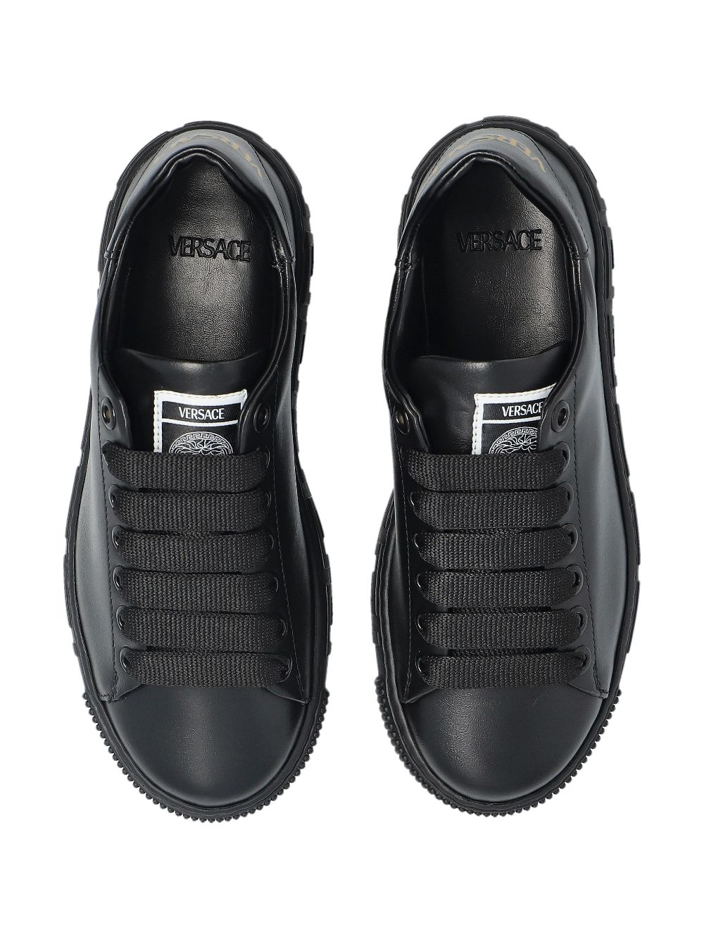 Versace Kids Greca sneakers Black