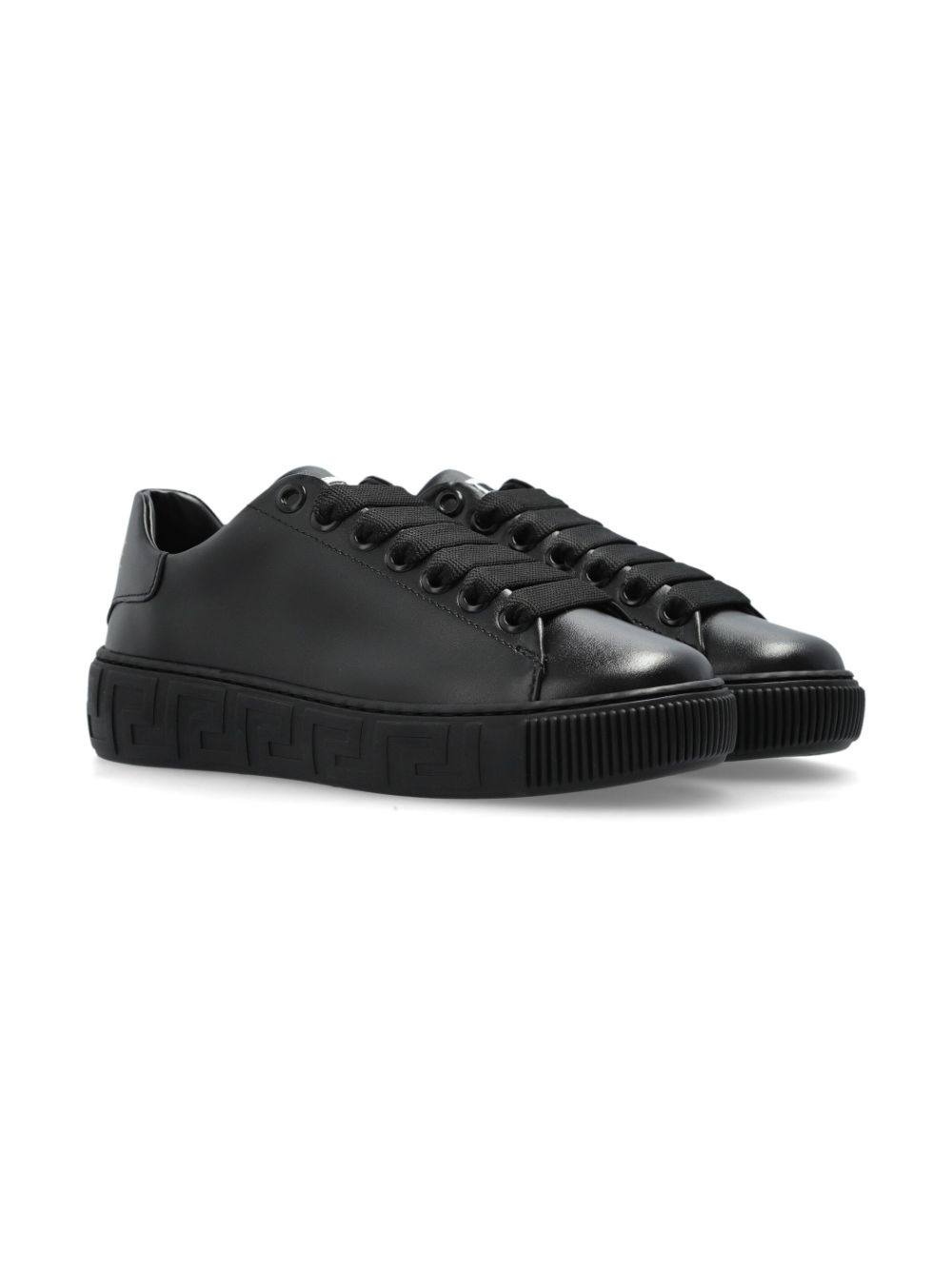 Versace Kids Greca sneakers Black