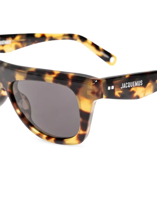 Jacquemus JAC58 サングラス | ブラウン | FARFETCH JP
