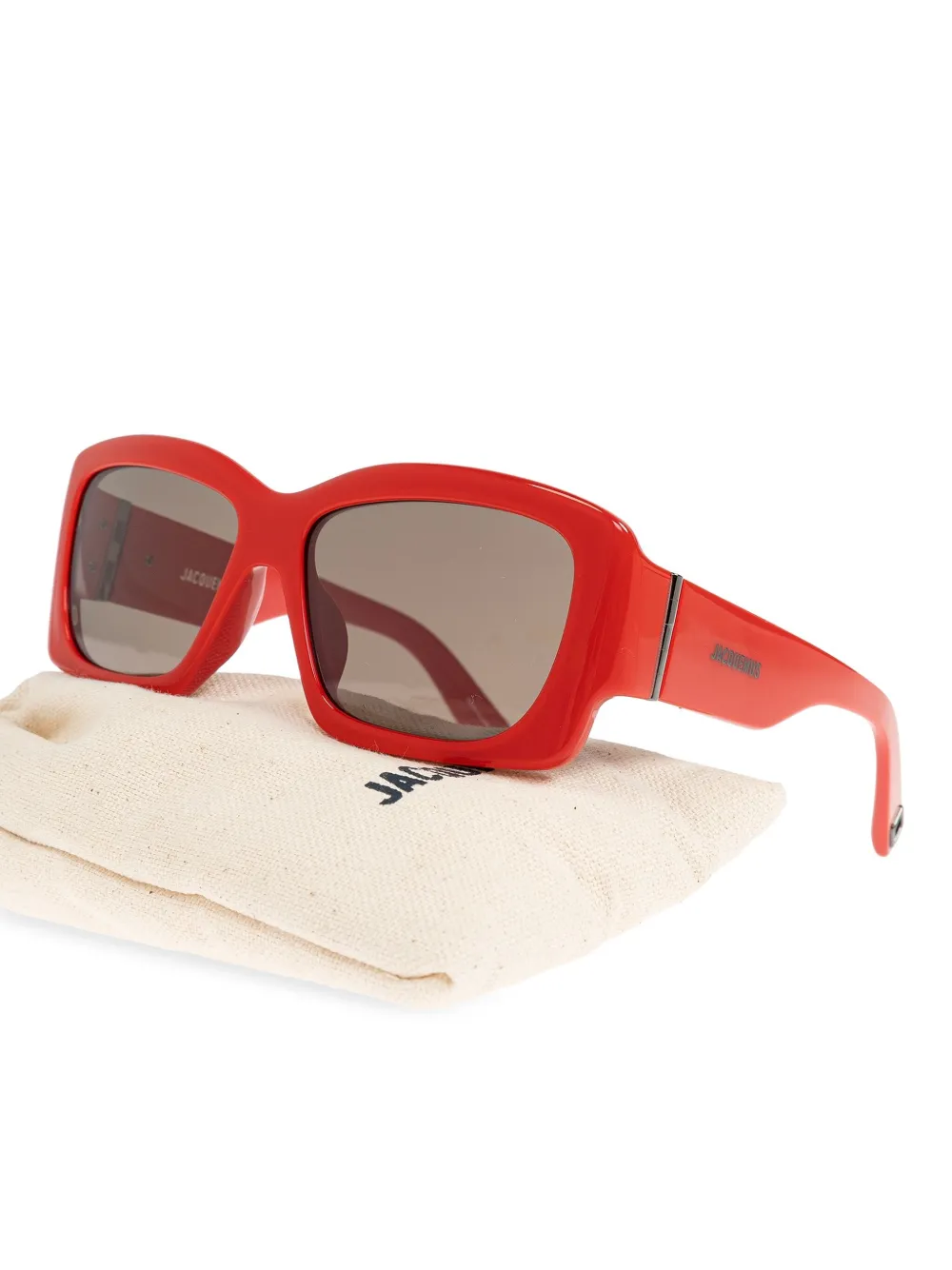 Jacquemus Jac60 zonnebril - Rood