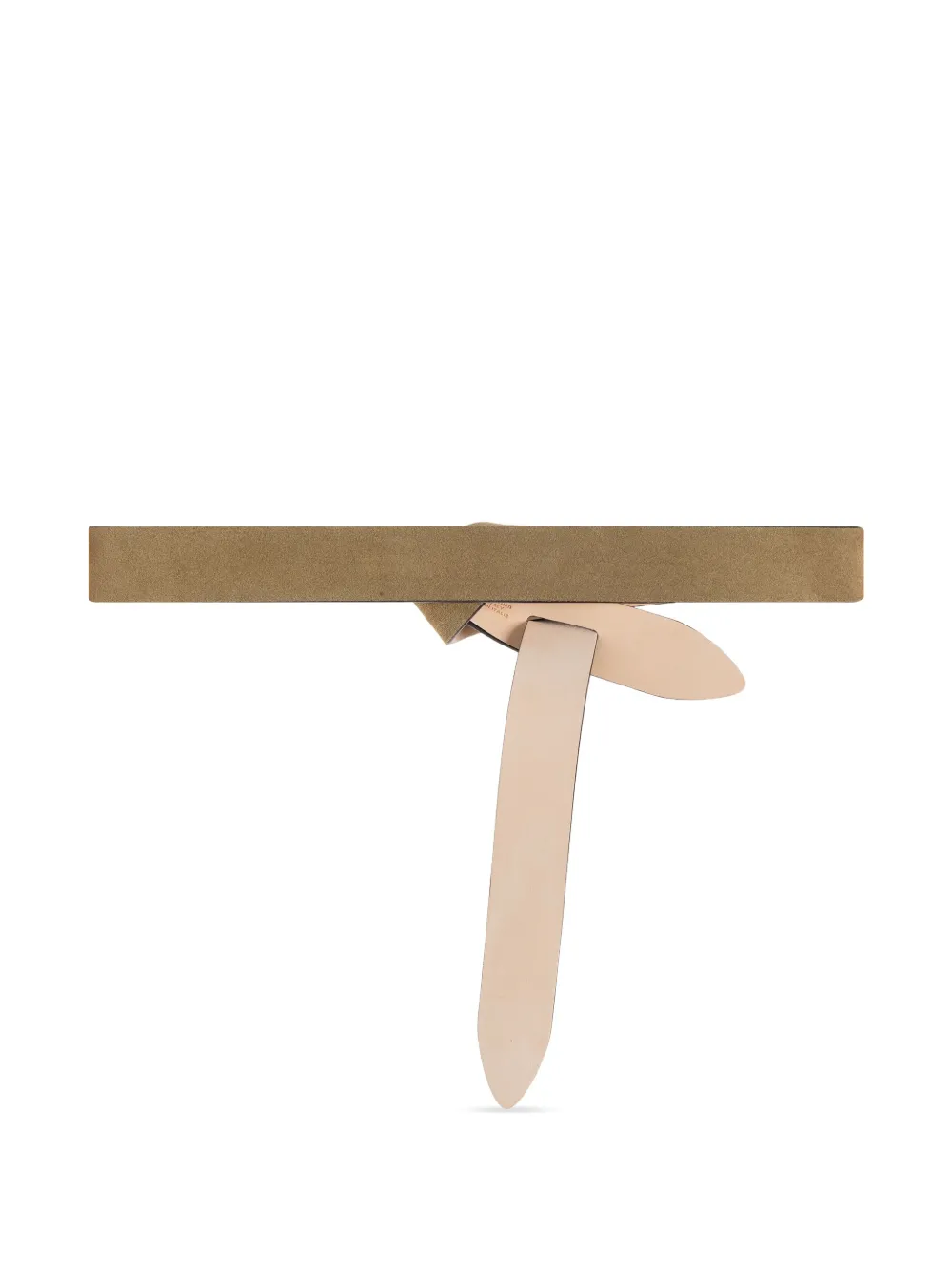 ISABEL MARANT Lecce leren riem Beige
