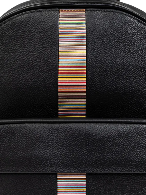 Paul Smith ストライプ バックパック | ブラック | FARFETCH JP