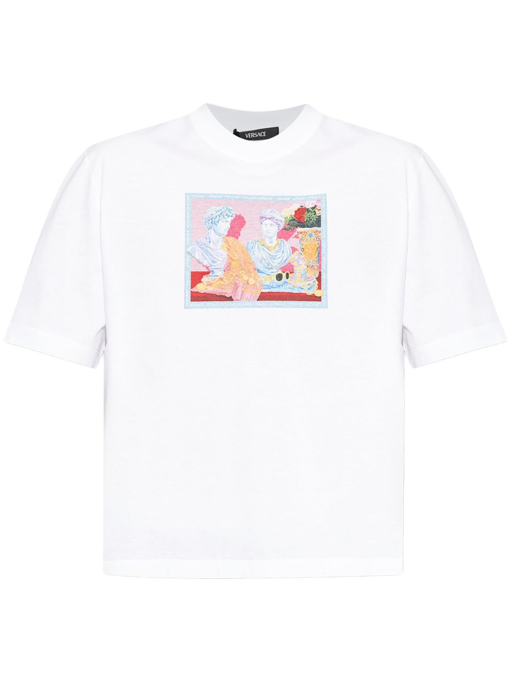 Versace graphic-print T-shirt - White