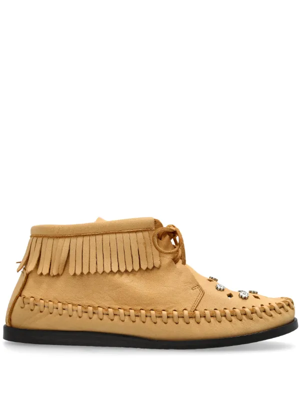 ショートブーツ・ブーティ Isabel Marant Camel suede Felsa lace-up shoes Isabel Marant Camel Suede Felsa Lace-up Shoes In Light Brown