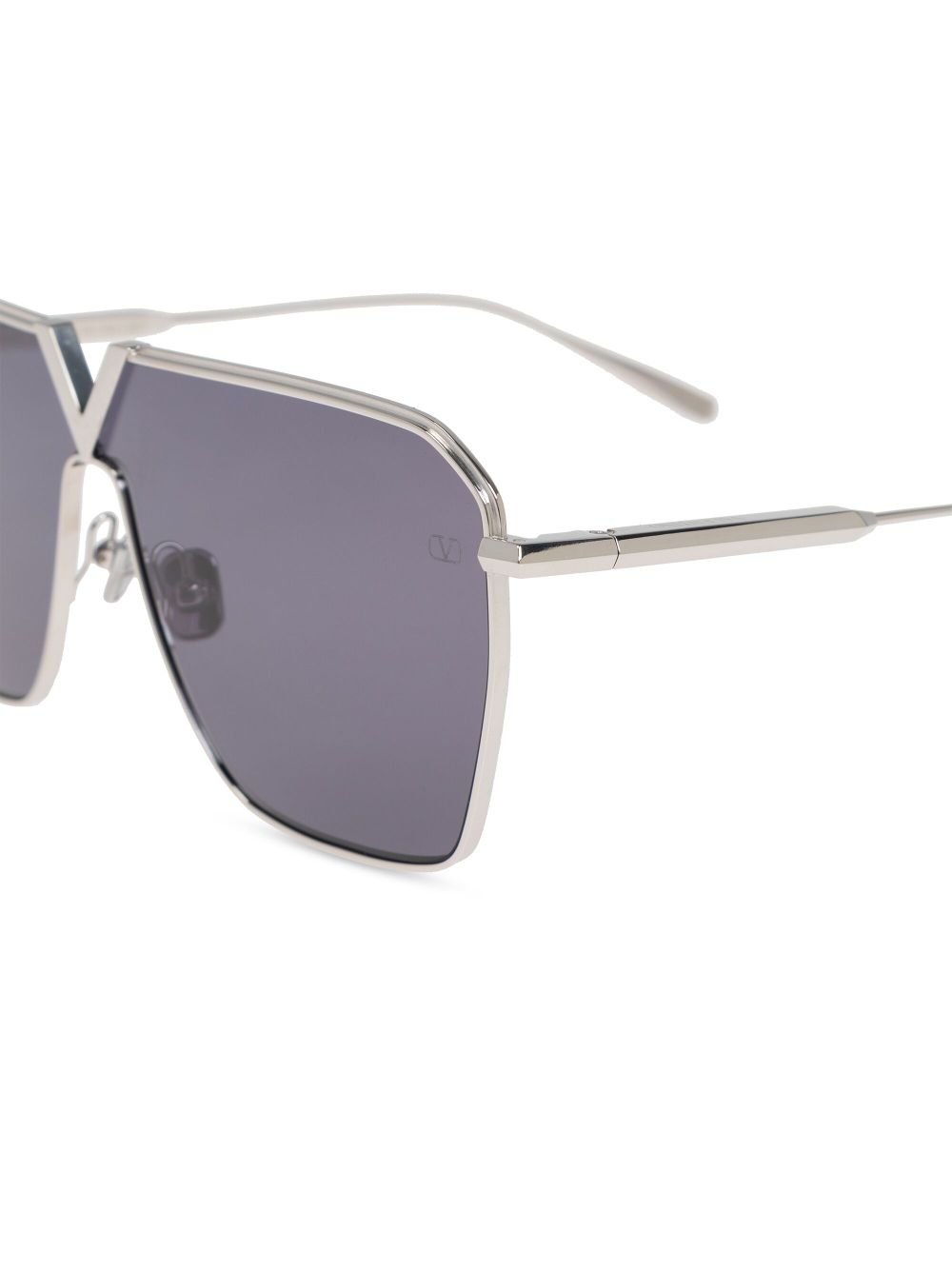 VALENTINO GARAVANI EYEWEAR oversize-frame sunglasses - Zilver