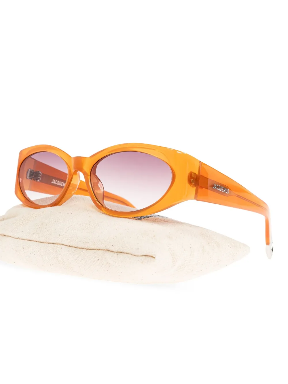 Jacquemus Jac4 zonnebril Oranje