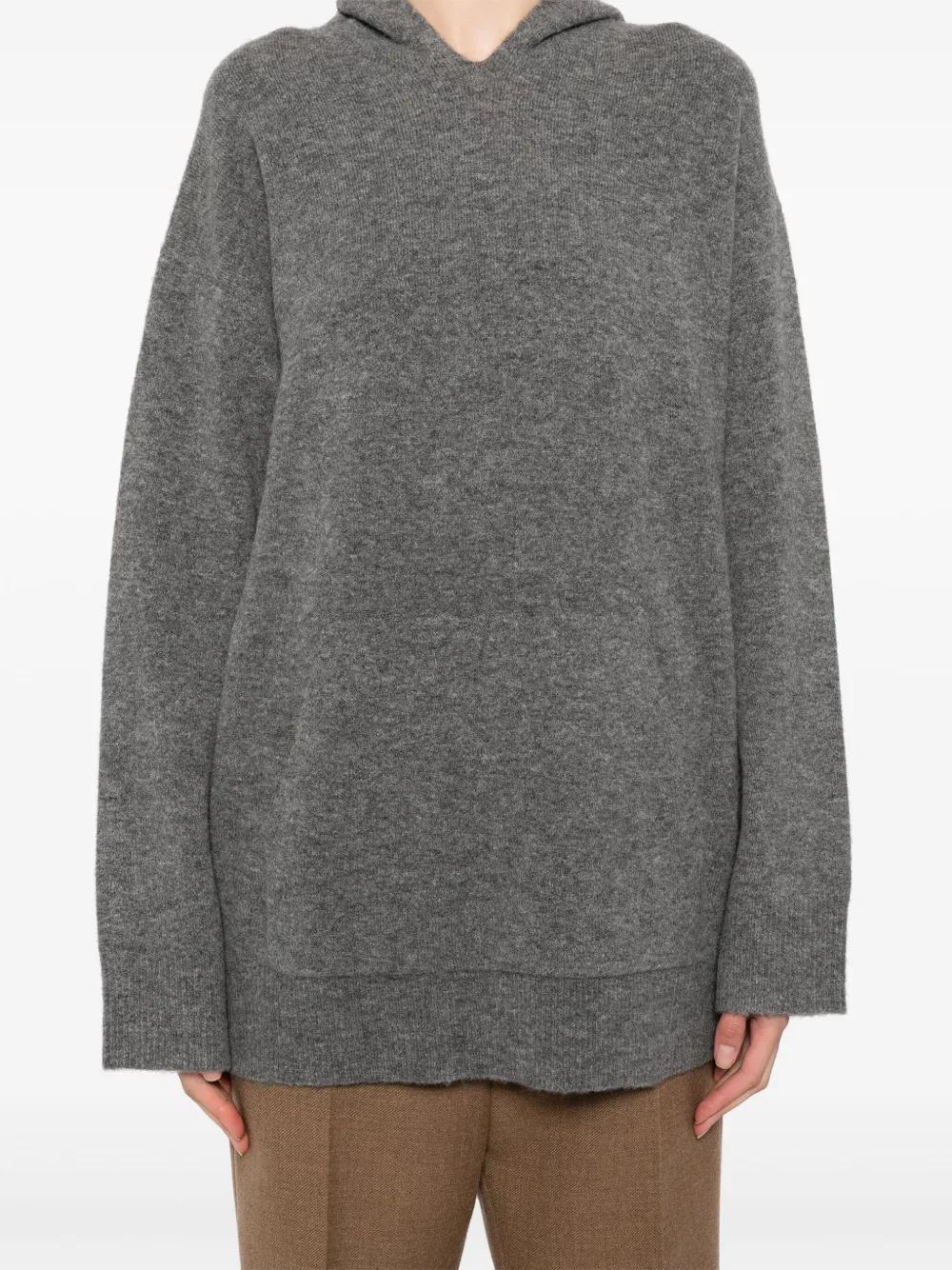 Theory Cozy hoodie Grijs