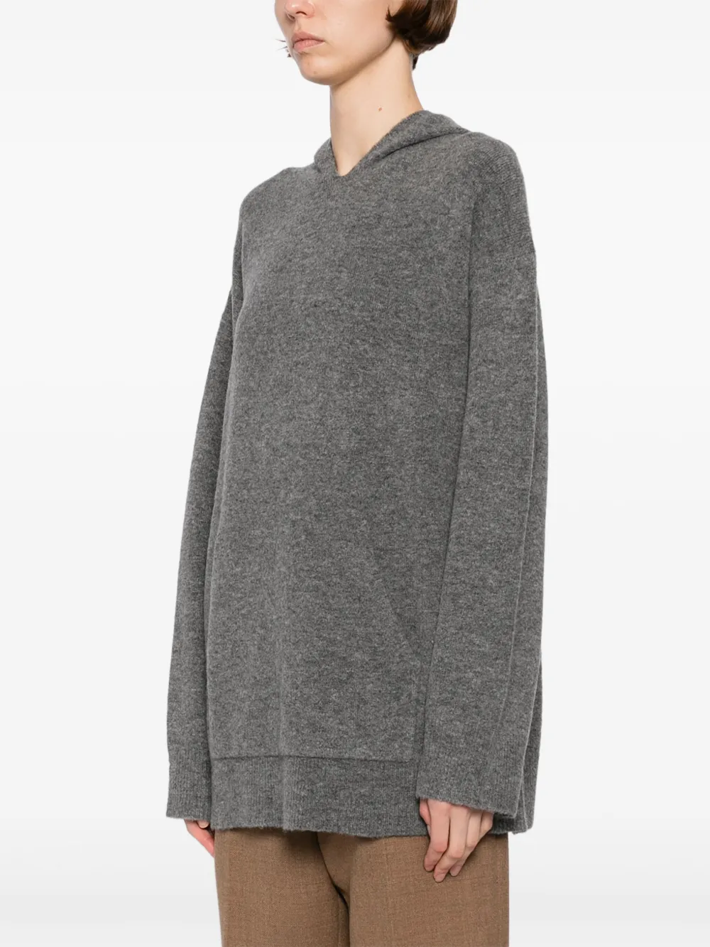 Theory Cozy hoodie Grijs