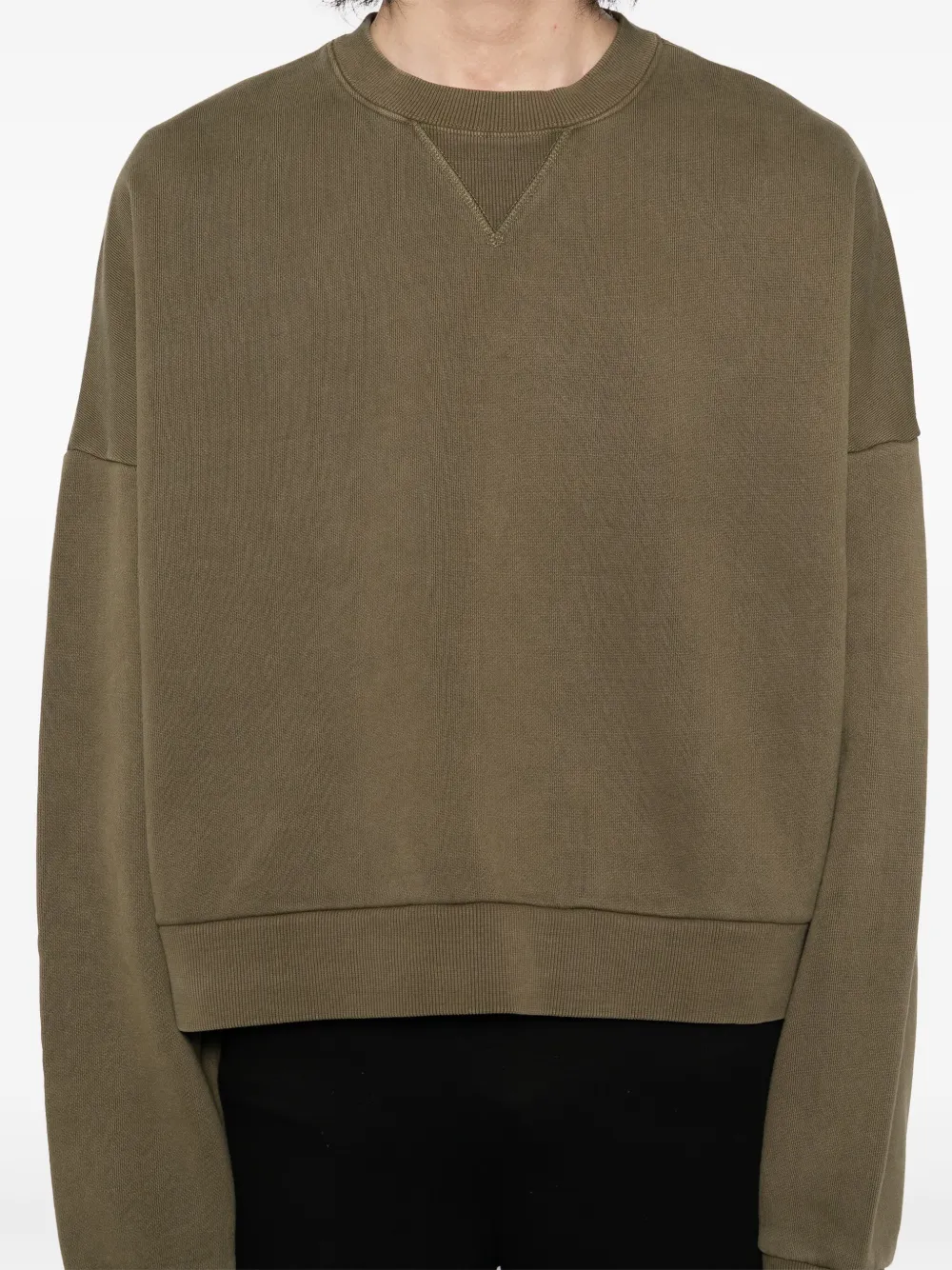 ENTIRE STUDIOS Sweater met ronde hals Groen