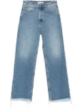 Alessandra Rich low-rise baggy jeans - Blue