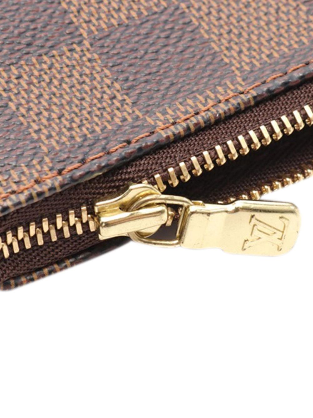 Louis Vuitton Pre-Owned 2006 Damier Ebene Pochette Accessoires kleine schoudertas - Bruin