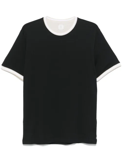 T-shirt à bords rayés - Eleventy - Modalova